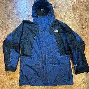 The North Face Mens Jacket Size XL Blue Summit Series Goretex XCR 3 in 1 jacket